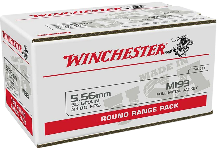 Winchester Lake City Target & Practice Ammo 5.56 Nato 55gr M193 3180 FPS 100/Box [10 Boxes] 1000 Rounds Free Shipping