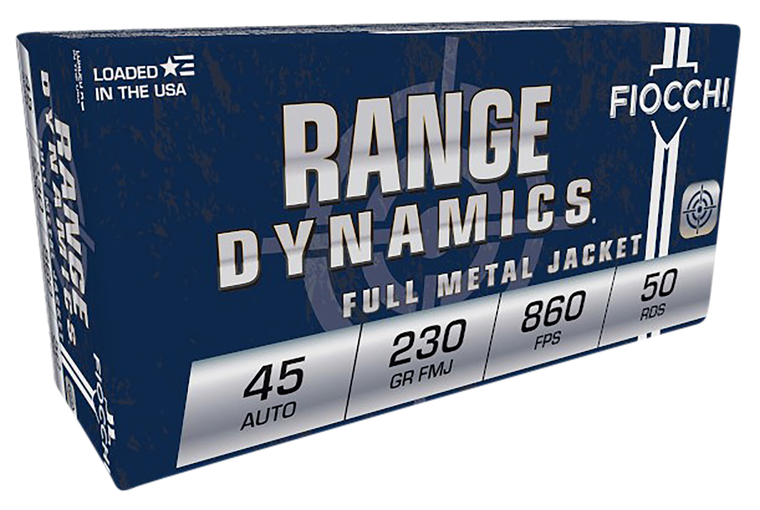 Fiocchi Ammo 45 ACP 230gr FMJ 860 FPS 50/Box [20 Boxes] 1000 Rounds Free Shipping