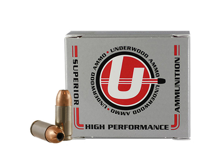Underwood Ammo 9mm 147gr +P JHP 1125 FPS 20/Box [20 Boxes] 400 Rounds