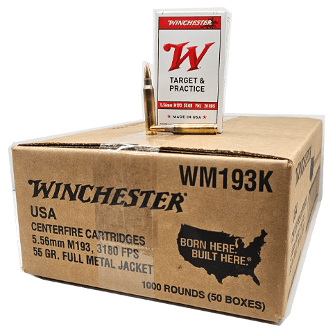 Winchester Lake City Target & Practice Ammo 5.56 Nato 55gr M193 3180 FPS 20/Box [75 boxes] 1500 Rounds Free Shipping