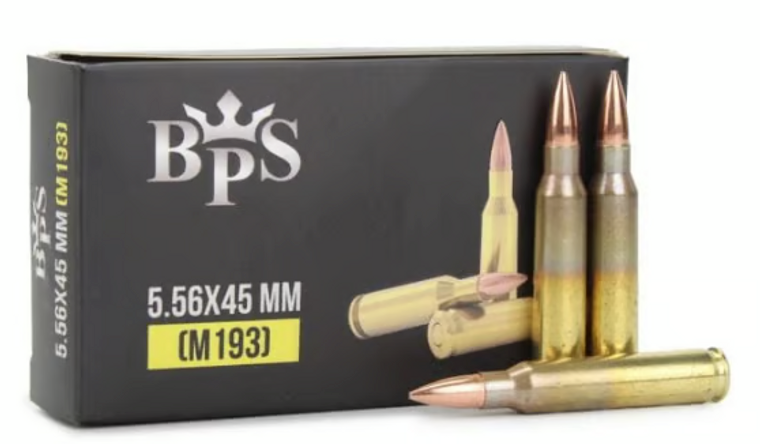 BPS Ammo 5.56 Nato M193 55gr FMJ 3166 FPS 30/Box [33 Boxes] 990 Rounds Free Shipping