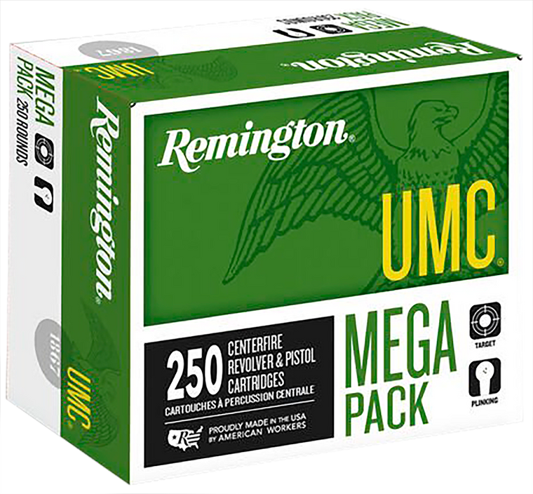 Remington UMC Ammo 9mm 115gr FMJ 1145 FPS Bulk Pack 250/Box [6 Boxes] 1500 Rounds Free Shipping