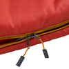 Close up of Slumberjack Eagle Falls 20 Side-Sleeper Mummy Sleeping Bag, showing dual zipper sliders