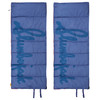 Slumberjack Grand Lake 30 2-Person Deluxe Sleeping Bag, shown split into 2 individual bags