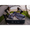 Twin girls splitting apart their Slumberjack Grand Lake 30 2-Person Deluxe Sleeping Bag