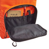 SJK Spotter Blaze 30 backpack, with front compartment fully unzipped, showing multiple interior storage pockets