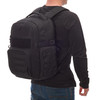 Man wearing SJK Rampage 30 daypack, as seen from behind