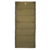 SJK South Fork 15/25 sleeping bag, green, shown fully zipped