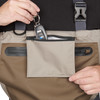 Detailed shot of inner pocket to protect phone or keys