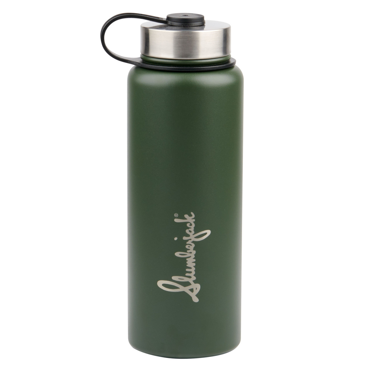 Insulated (32oz) Stainless Steel Water Bottle - Army Green – THERMOSIS