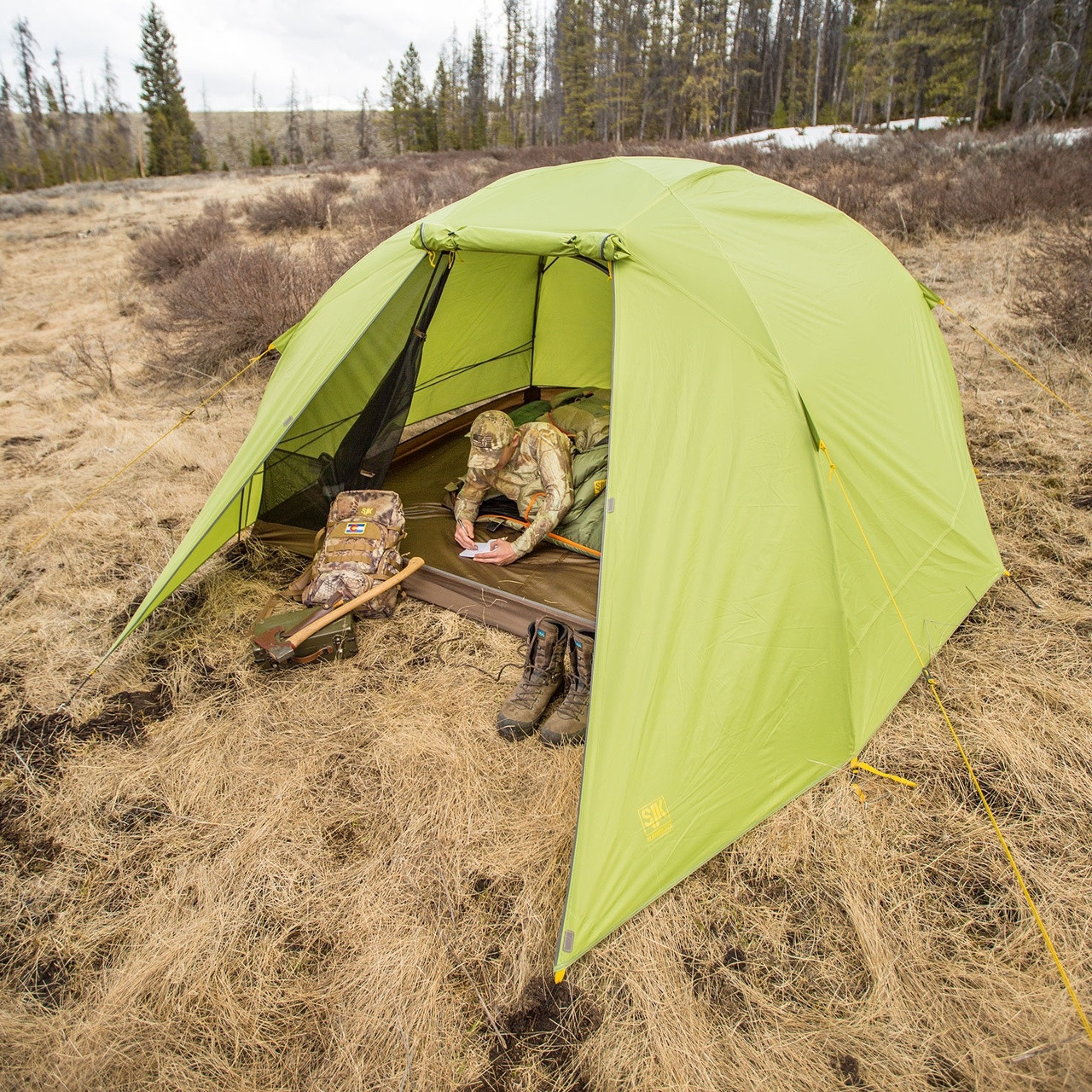 SJK Daybreak 4 Person Tent | Spacious Backpacking Shelter