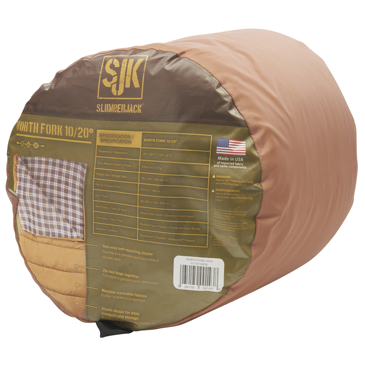 North Fork 10/20 Degree Sleeping Bag | SJK