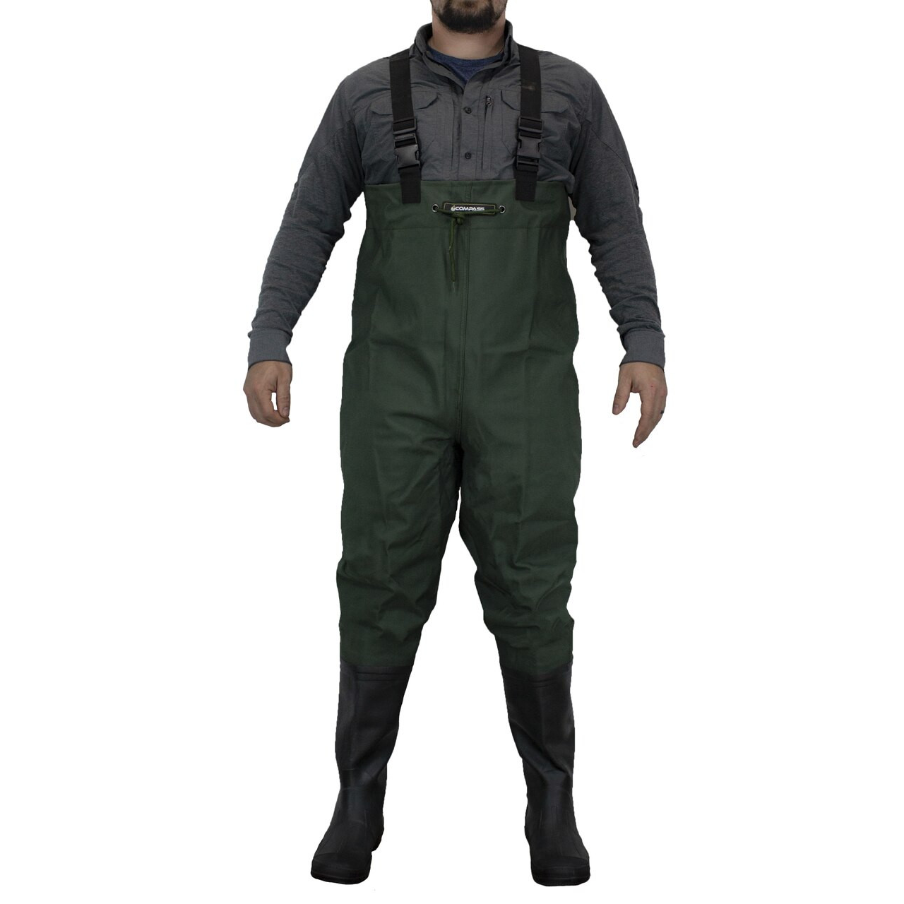 Fishing Waders Pants, One Piece Totally Closed Hunting Chest