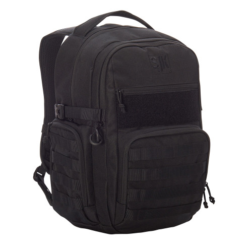 Black - SJK Rampage 30 daypack, black, front view