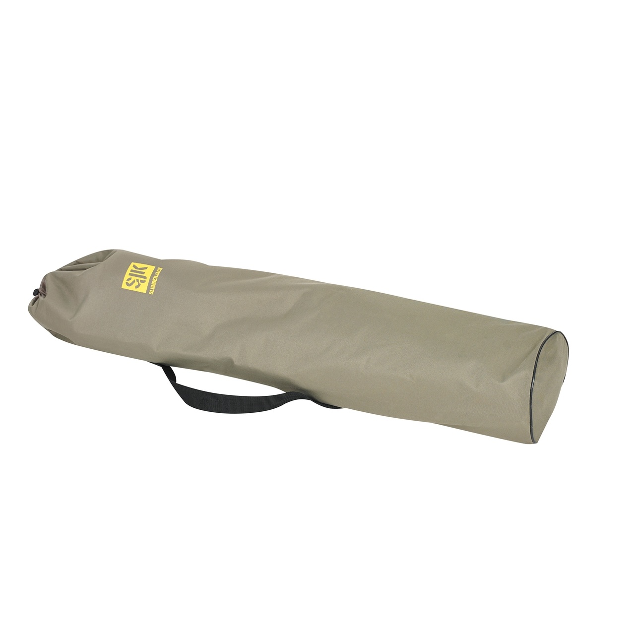 Collapsed SJK Tough Cot in matching carry bag for convenient transport & storage.