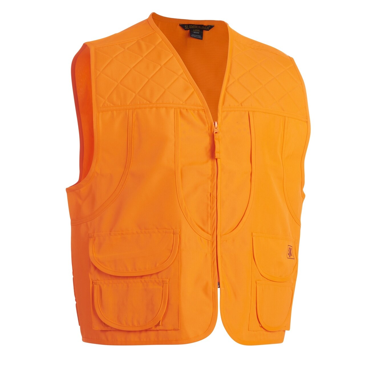 SJK Flight Vest, orange, front view