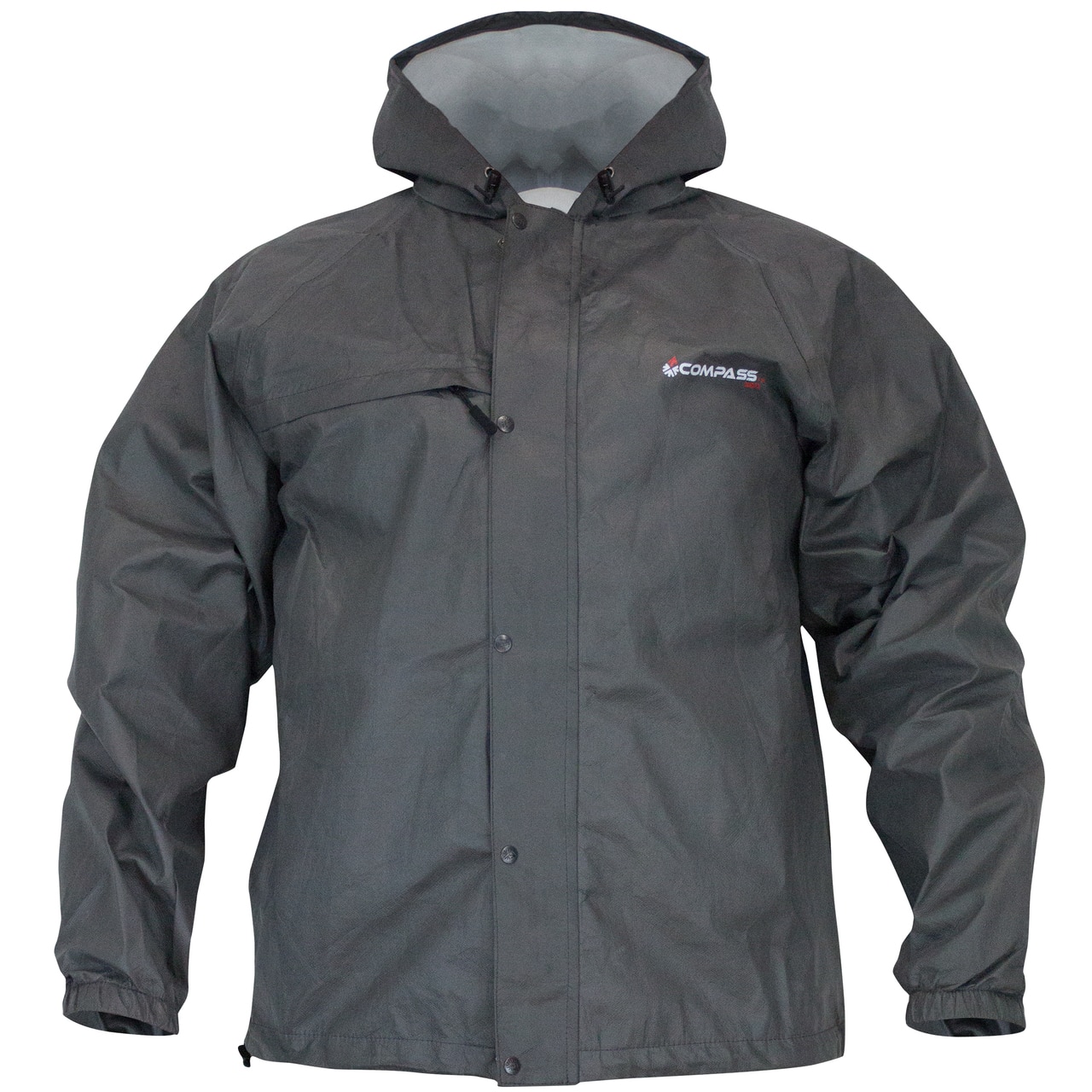 SJK Sporttek II Rain Suit jacket, black, front view