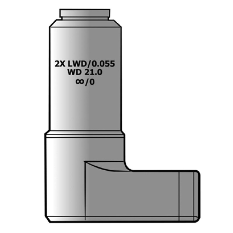 2X, 0.055NA LWD Michelson turret mountable objective Lens