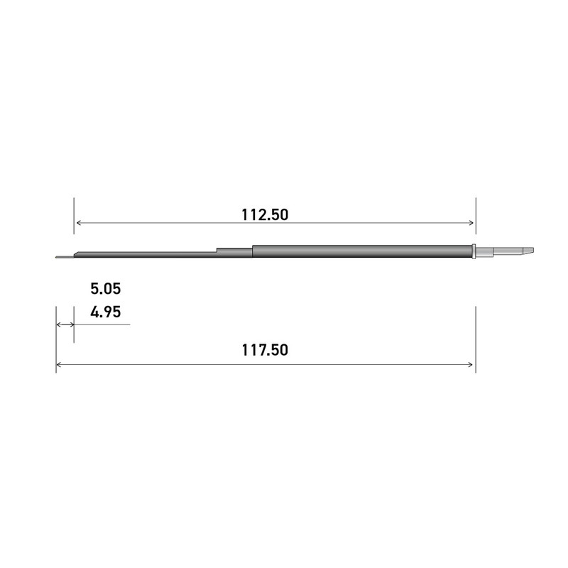 120mm ノズル 0.15mmリーセススタイラス