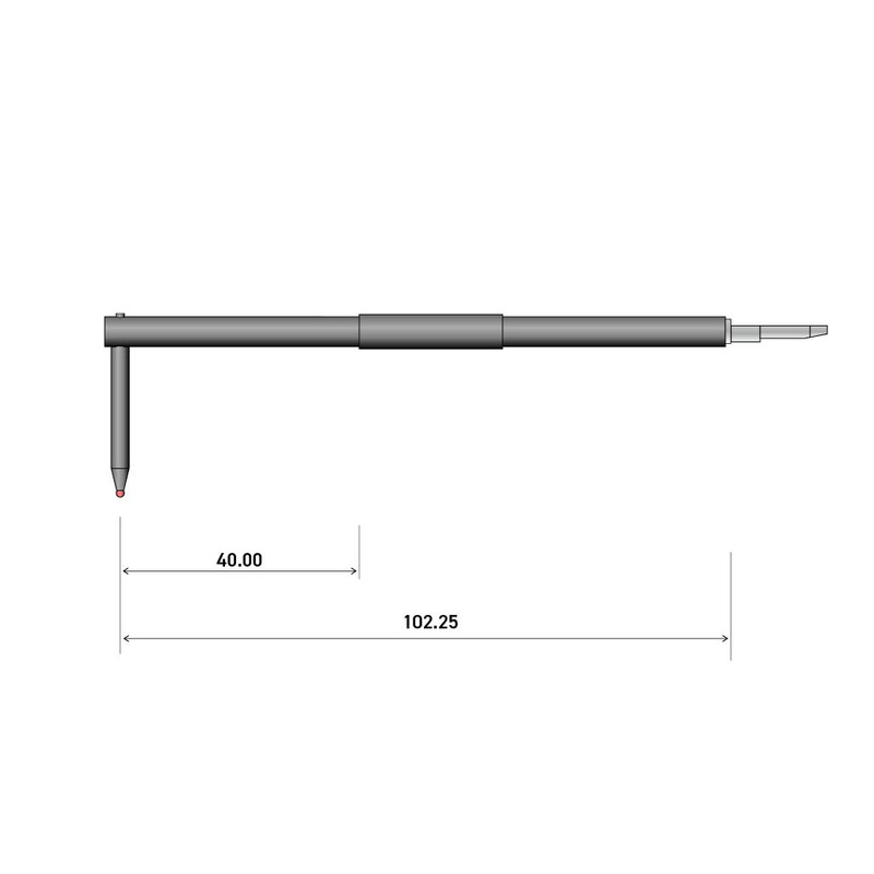 120mm ボールリセススタイラスアーム