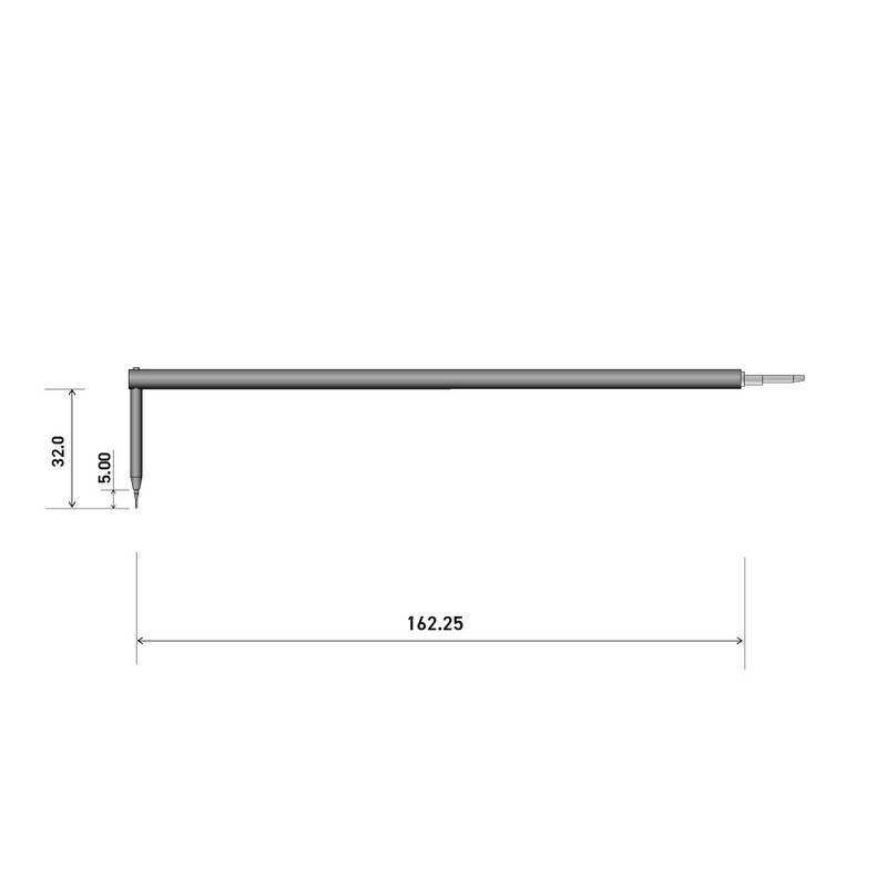 180mm 0.5mm径ボール 32mm シャンククリアランス