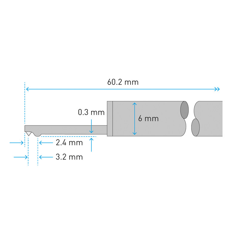 小口径ピックアップ、先端径5µm