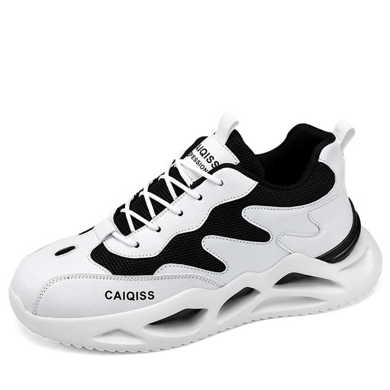 Trainers black sales and white