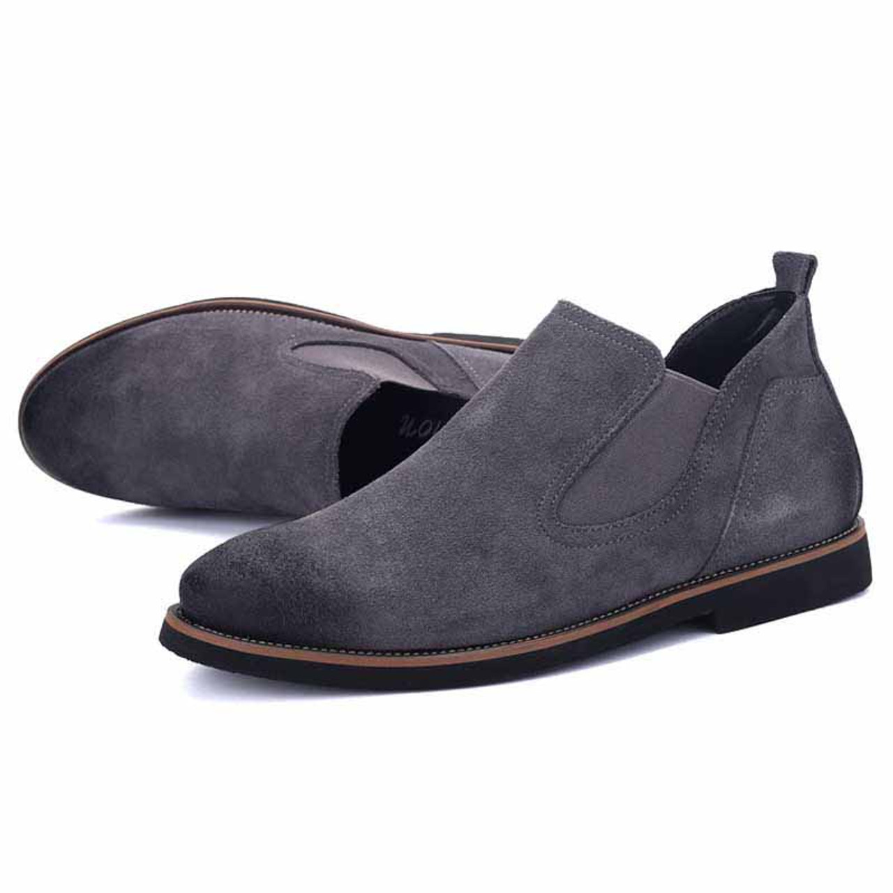 Dark grey store dress shoes