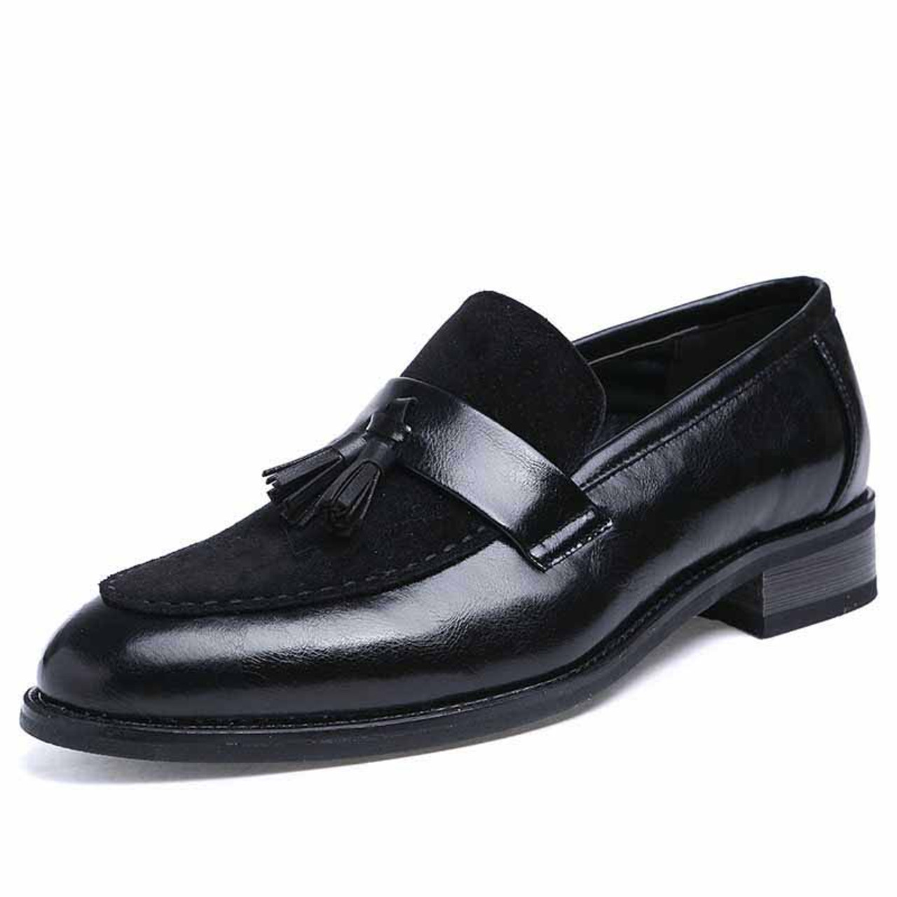 suede black dress shoes