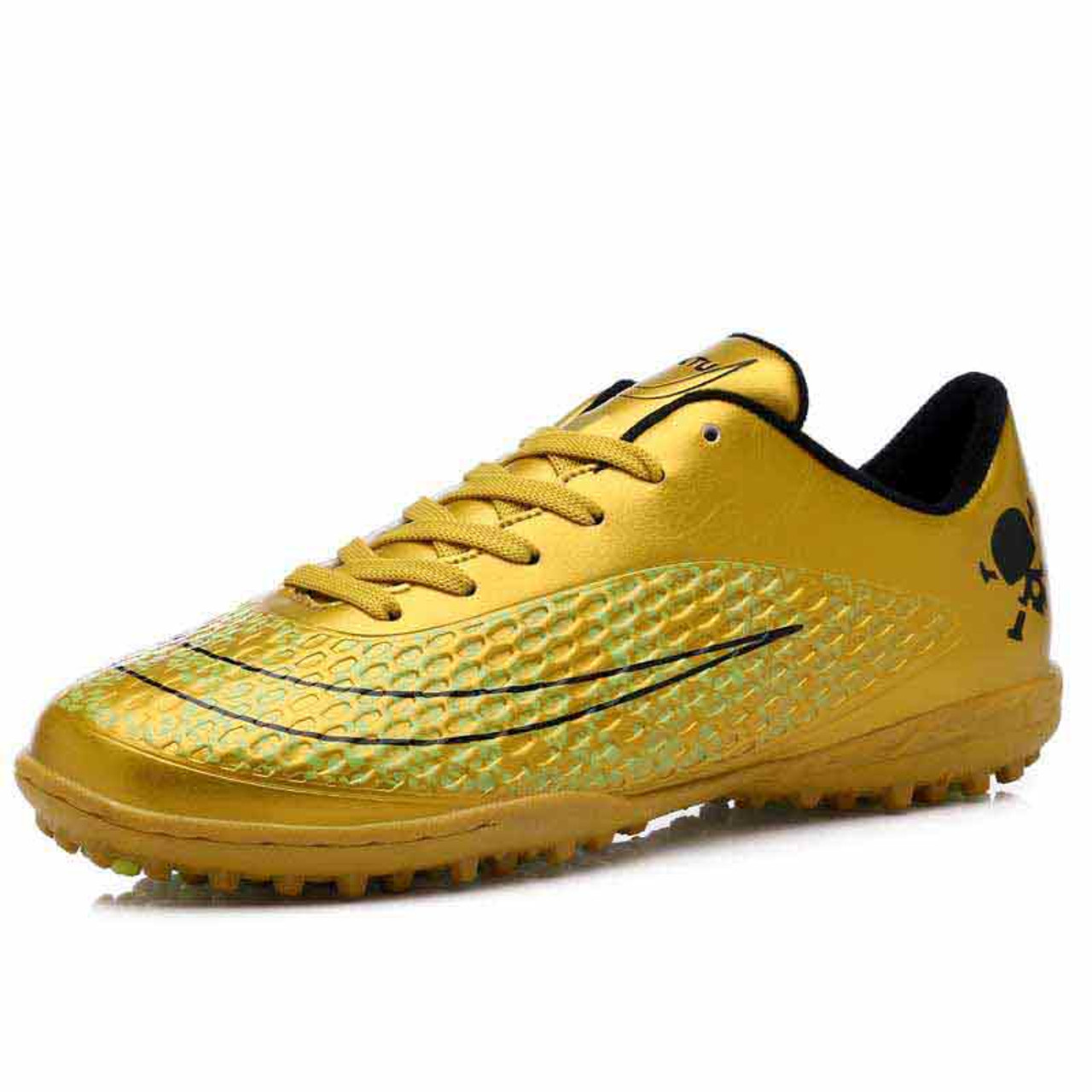 golden soccer shoes