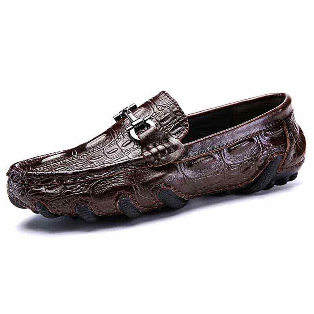 crocodile skin shoe