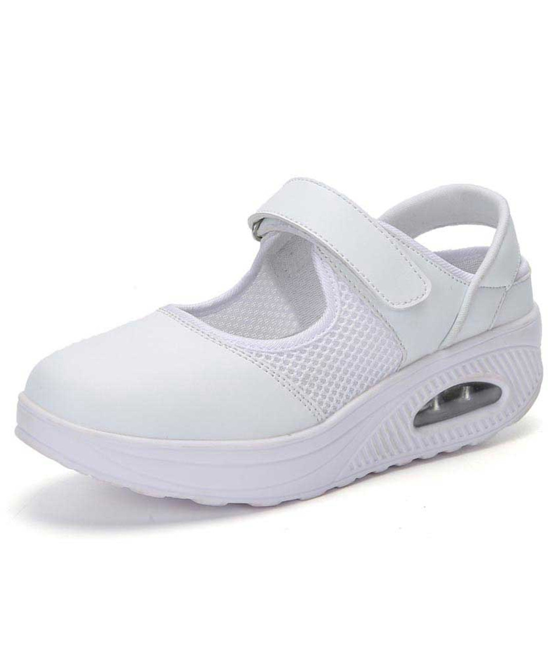 white velcro shoes womens