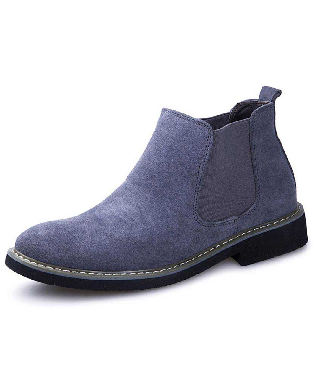 grey slip on dress shoes