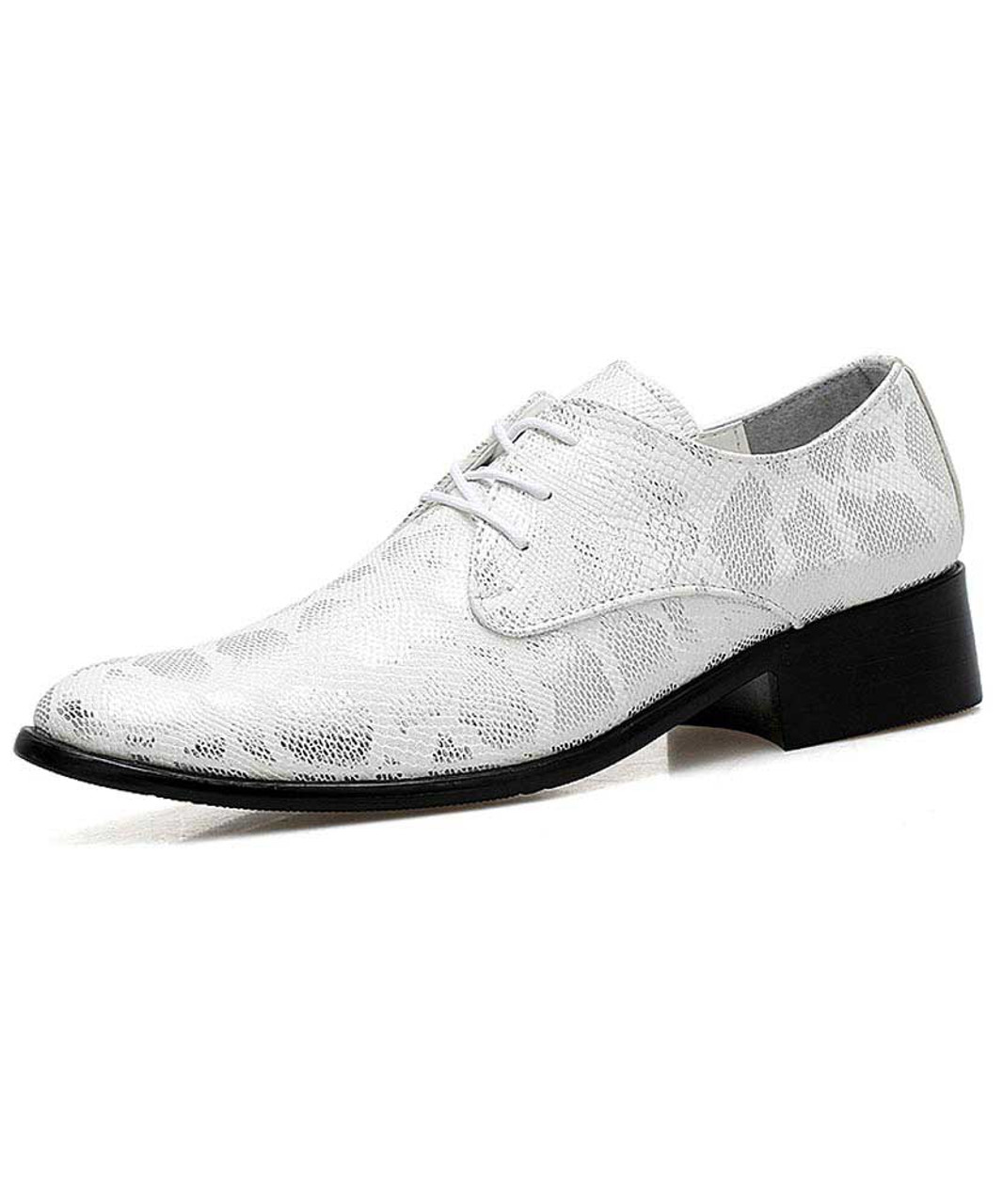 black and silver dress shoes