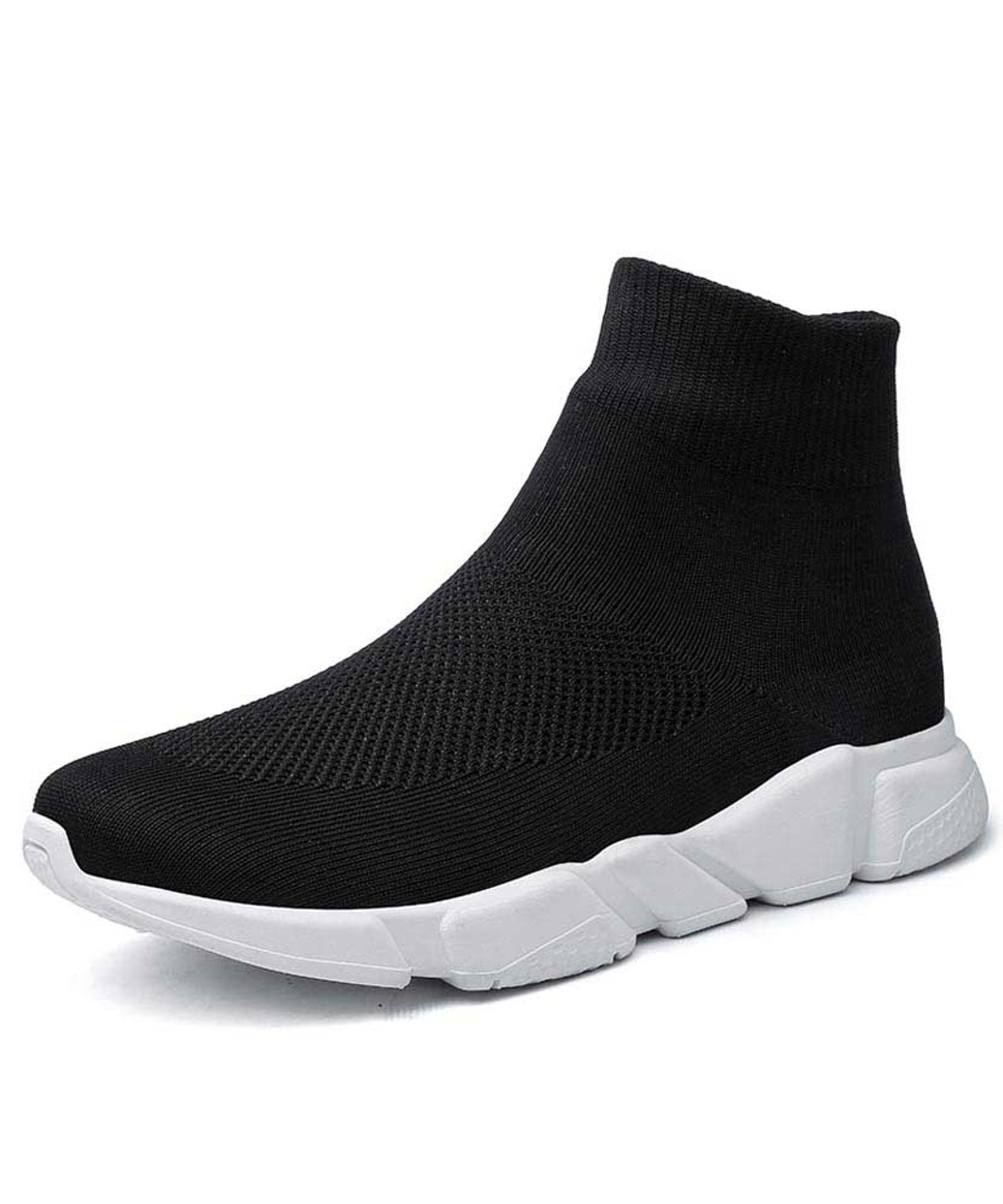 mens slip on high top sneakers