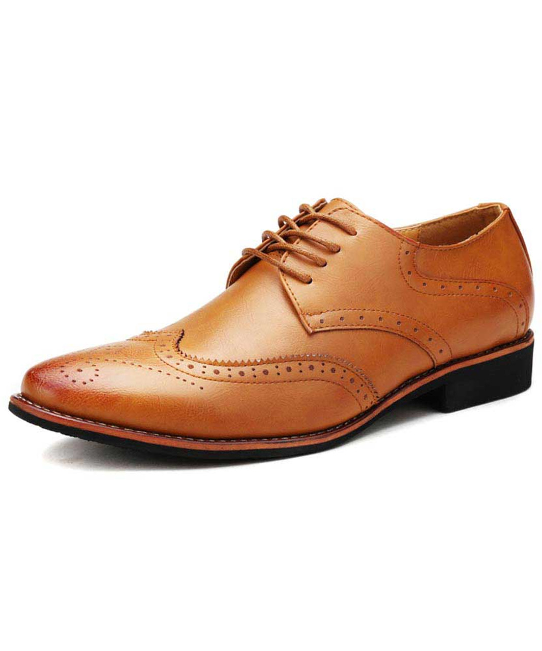 mens brown leather shoes