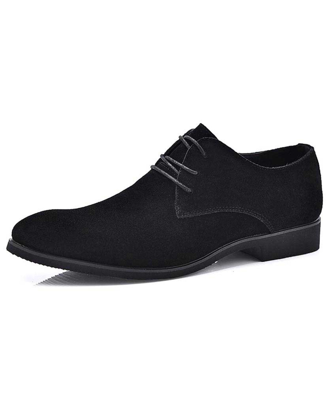 mens dress shoes black suede
