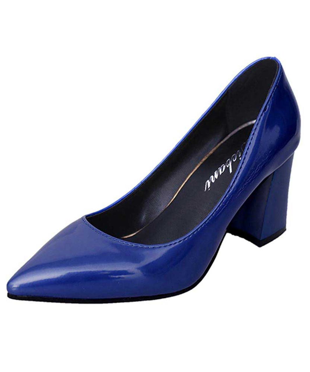 cobalt blue womens dress shoes