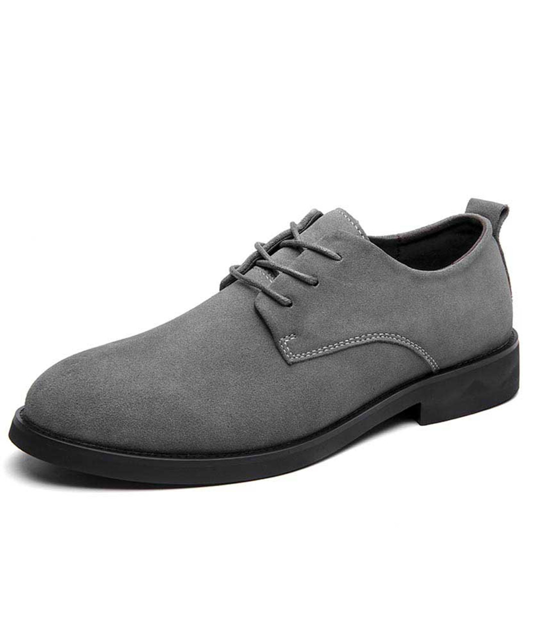 gray suede dress shoes