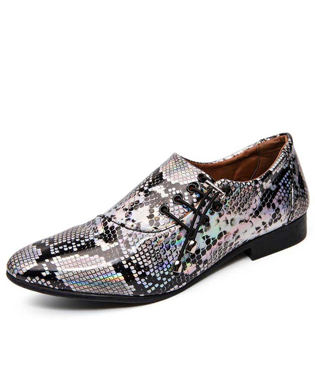 mens silver shoes uk