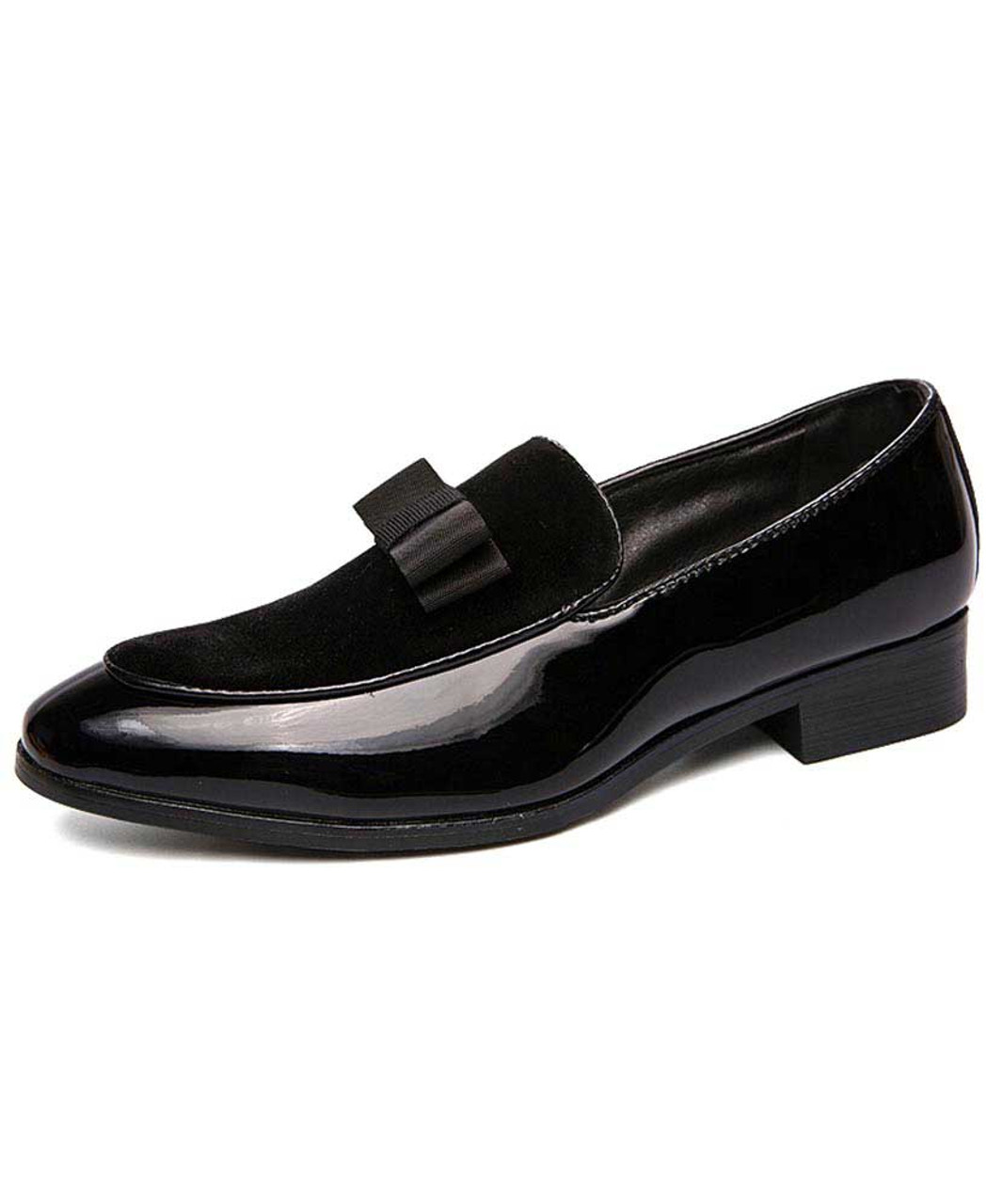 mens black suede dress loafers