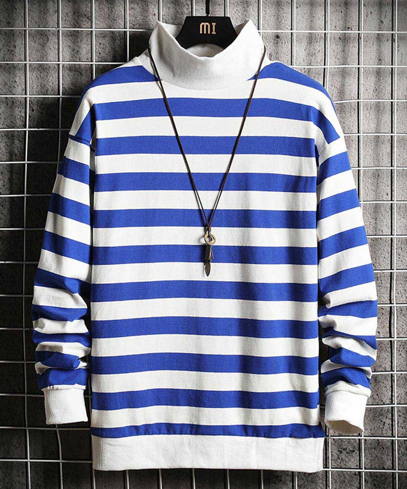 white striped sweatshirt