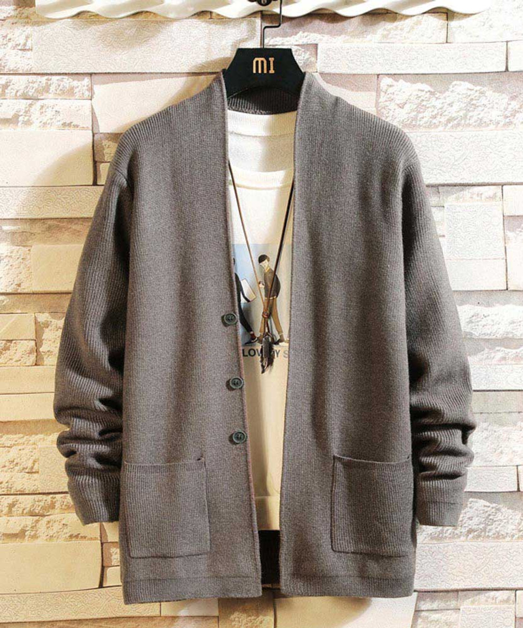 mens cardigan style