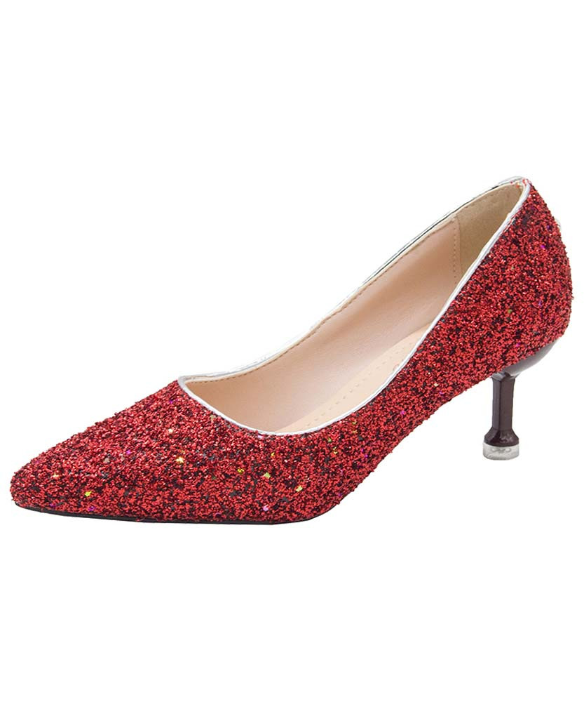 red sparkly shoes for adults