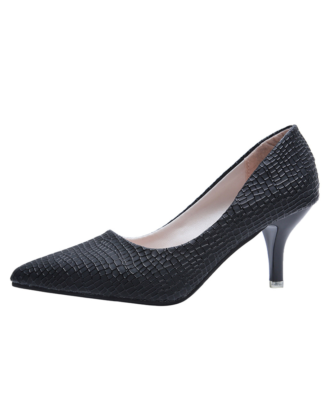 black slip on dress shoes womens