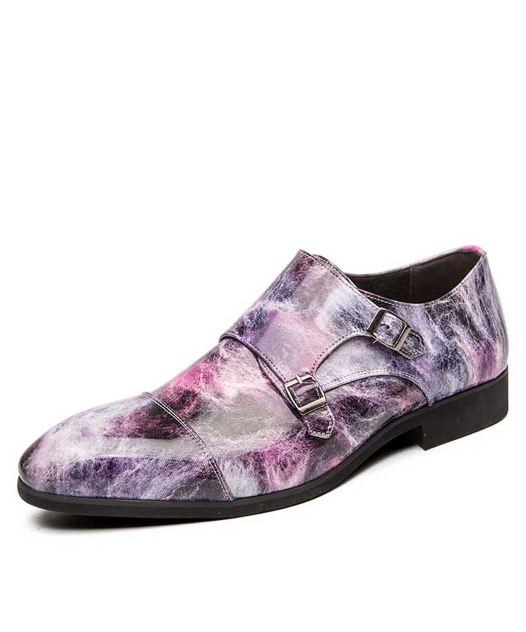 purple prom shoes men