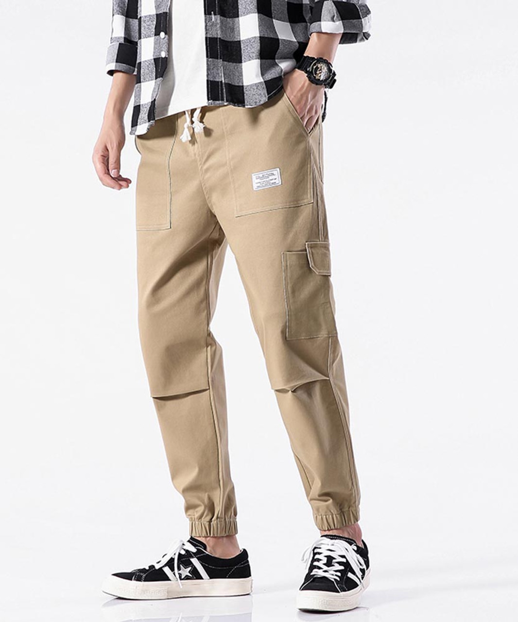 tan sweatpants mens