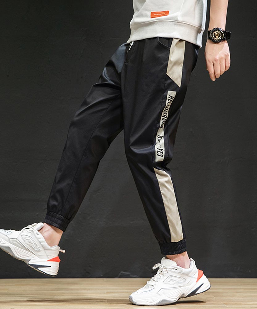 striped sweatpants mens