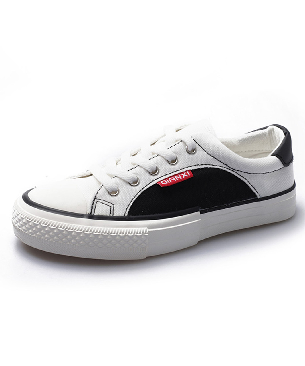 plain white canvas shoes
