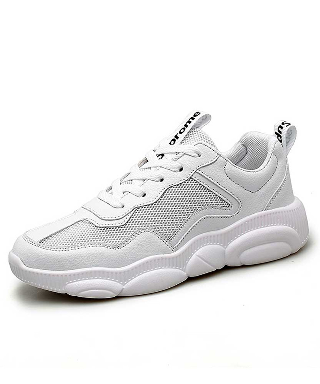 simple white tennis shoes